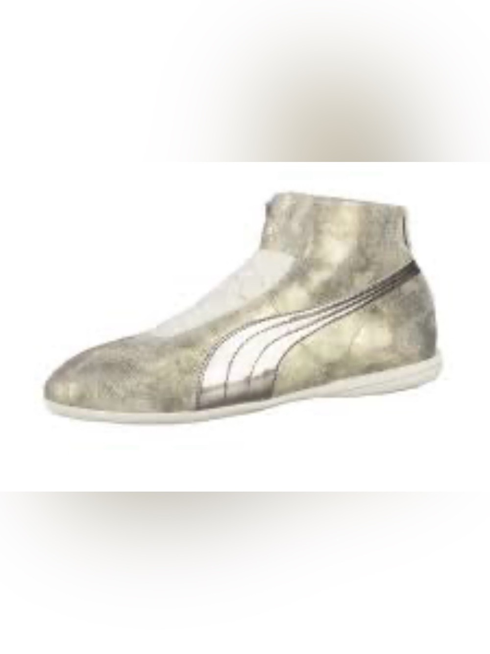 Puma Eskiva Mid
Metallic Gray Low-Profile Sneaker with White Label size 6,5